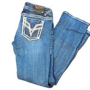 Vigoss Chelsea Boot Cut Women's Blue Jeans